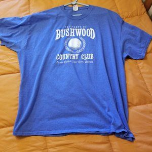 Bushwood TShirt - Caddyshack - Golf - Funny - Blue
